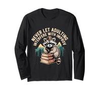 Never Let Adulting Interfere with Improv - Maglia a Manica