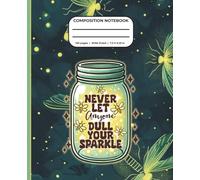 Never Let Anyone: Composition Notebook Wide Ruled
