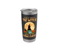 Never Mind The Witch Attenti al Cane Corso Halloween Bicchiere termico in acciaio inox doppia parete