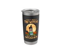 Never Mind The Witch Attenti al cane Entlebucher Halloween Bicchiere termico in acciaio inox doppia parete