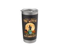 Never Mind The Witch Attento al Bullmastiff Dog Halloween Bicchiere termico in acciaio inox doppia parete
