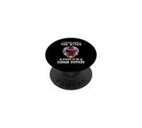 Never Mind The Witch Beware Of German Shepherd Dog Halloween PopSockets PopGrip Adesivo