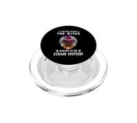Never Mind The Witch Beware Of German Shepherd Dog Halloween PopSockets PopGrip per MagSafe