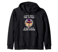 Never Mind The Witch Beware of Golden Retriever Halloween Felpa con Cappuccio
