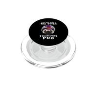 Never Mind The Witch Beware Of Pug Dog Halloween PopSockets PopGrip per MagSafe