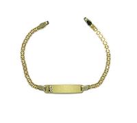 Never Say Never Bellissimo bracciale in oro giallo 18 kt per bambino con motivo orso. Lunghezza: 13,00 cm. 1,80 g di oro 18 carati, 100% oro 18k