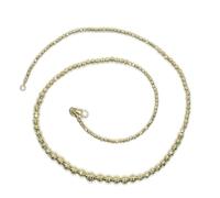 Never Say Never Collana a sfera in oro 18 carati - 10,30 g | 45 cm | Chiusura a moschettone