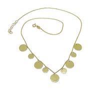 Never Say Never Collana placcata oro 18k da donna lunga 45 cm 4,60 gr in oro 18 carati, Oro
