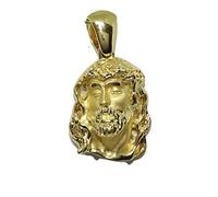 Never say Never 'Testa di Cristo del Gran Poder de Oro giallo 18k. 7.15gr. Dimensioni; 2,20 cm di altezza (senza maniglia) per 1,80 cm di larghezza