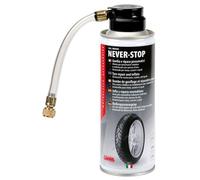 Never Stop, gonfia e ripara pneumatici 200 ml Spray per moto scooters. STOP