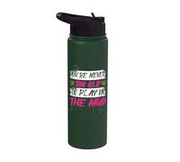 Never too old Muddy Race Mud Run Stainless Steel Insulated Water Bottle