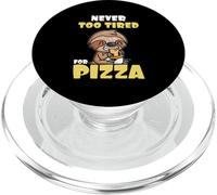 Never Too Tired For Pizza Fast Food Sloth PopSockets PopGrip per MagSafe