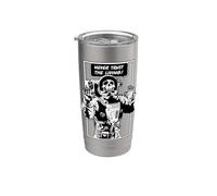 Never Trust The Living Dead Goth Skull Astronauta Bicchiere termico in acciaio inox doppia parete