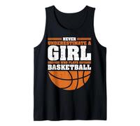 Never Underestimate A Girl Who Plays Basketball Canotta