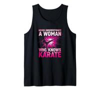 Never Underestimate a Woman Who Knows Karate Canotta