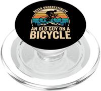 Never Underestimate An Old Guy On A Bicycle Bici PopSockets PopGrip per MagSafe