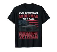 Never Underestimate An Old Man Who Is A Submarine Veteran Maglietta
