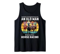 Never Underestimate an Old Man Who Loves Horse Racing Canotta