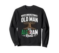 Never Underestimate An Old Man with Algerian Roots Pride Felpa