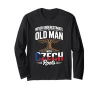 Never Underestimate An Old Man with Strong Czech Roots Maglia a Manica