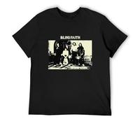 neverchange Men's Blind Faith Anime Summer Top Big And Tall T-Shirts Black M