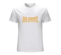 neverchange Men's Douwo Jack Dempsey The Manassa Mauler Boxing Legend Mens T-Shirts White S