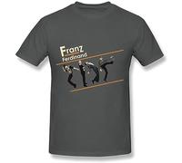 neverchange Men's Franz Ferdinand T Shirt T-Shirts Grey S