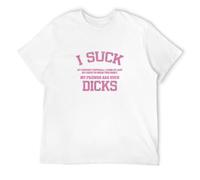 neverchange Men's I Suck At Fantasy Football T-Shirts White XL