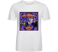 neverchange Men's Pat Travers P T Power Trio Tee Shirts Mens T-Shirts White XL
