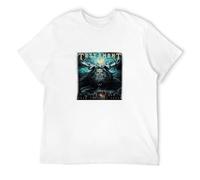 neverchange Men's Testament Dark Roots of Earth Graphic Top Printed Shirt Short Sleeve Mens Tee T-Shirts White S