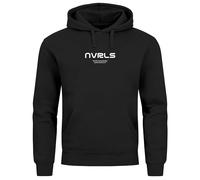 Neverless Felpa con cappuccio da uomo con scritta in lingua tedesca "Streetstyle", Nero , XXL
