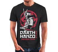 Neverless Maglietta da uomo Hattori Hanzo Parodie Darth Vader Movie Film Fashion Streetstyle, Darth Hanzo Nero, 4XL