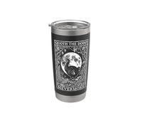 Nevermore Quoth The Dodo Divertente Gotico Estinto Paleontologia Bicchiere termico in acciaio inox doppia parete