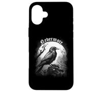 NEVERMORE Quoth The Raven Poem Edgar Allan Poe Meme Custodia per iPhone 16 Plus
