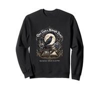 Nevermore Raven Edgar Allan Poe Gothic Literature Design Felpa