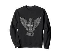 Nevermore Raven Edgar Allan Poe Gothic Poetry Design Felpa