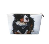 Nevicata del Bovaro del Bernese, Borsa per il trucco Borsa per cosmetici Borsa da toilette da viaggio portatile Borsa da toilette