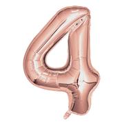 Neviti 81.3cm Oro Rosa Palloncini Stagnola 0 A 9 E 5.1x40.6cm - 16, 18, 20, 21,