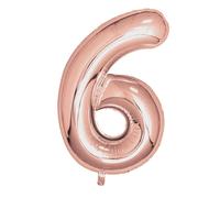 Neviti 81.3cm Oro Rosa Palloncini Stagnola 0 A 9 E 5.1x40.6cm - 16, 18, 20, 21,