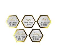 Neviti - Scripted Marmo - Drinks gettoni, Confezione da 25