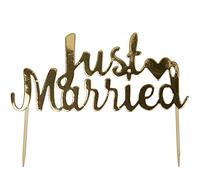 Neviti - Scripted marmo - Just Married - topper per torta