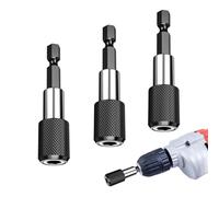 Nevoluxer Porta Inserti per Avvitatore, Inserito per Avvitatore Magnetico a Sgancio Rapido, 3PCS Supporto Punte per Trapani, Cacciaviti e Viti a Vento