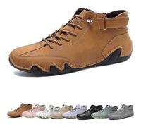 Nevova Scarpe da uomo, Nevoldeck - Scarpe ortopediche invernali impermeabili, comode scarpe ortopediche per esterni, supporto per l'arco, scarpe da passeggio quot, marrone, 37 EU