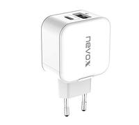 NEVOX CARGADOR USB PD TIPO C + QC3.0, 1760 BLANCO