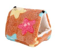 NevPuose Casetta per nidi Invernali per - Amaca in Pile per pappagalli, a Scomparsa | Confortevole Grotta sospesa per Piccoli, calopsitte, pappagallini, criceti e piccioncini per Stare al