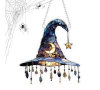 NevPuose Decorazioni da Appendere alla Parete del Cappello da Gotico | Ornamenti da appendere per cappelli da , arazzi spettrali per interni ed esterni, ornamenti gotici per feste e cosplay