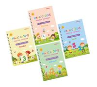 NevPuose I Libri Di Copia Magici Per Bambini - Strumento Di Scrittura Educativa, Fogli Di Pratica Ricaricabili | Cartella Di Lavoro Di Formazione Di Lettere, Trainer Di Motivi Per Ictus, Attività Di