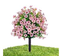 NevPuose Piante da esterno artificiali per portico, palla topiaria artificiale realistica da 22 pollici con punta, piante da giardino finte | per il Festival della Festa nei Cortili