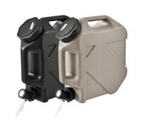 NevPuose Portable 10L Water Storage Tank - Camping Bucket with Faucet, Lightweight Container | Outdoor Hydration Solution for RV Trips Barbecue Picnics Hiking Travel Car Adventure