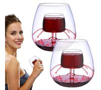 NevPuose Set Di Di Fontana - Decanter In Di Ventilazione, Piatti Da Tavola | Calicette Di Calice In Da Vino Con Ventilazione Del Pavimento, Design In Estetico Per Presentazione Del Vino